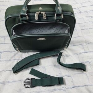 Samsonite Travel Bag Carry On Overnight Tote Green Retro VINTAGE Y2K UNUSED